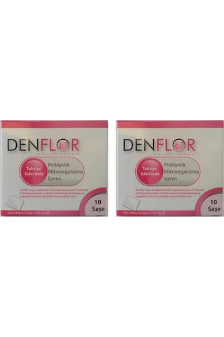 Denflor Probiyotik 10 Saşe 2 Adet Denflor Probiyotik 10 Saşe 2 Adet