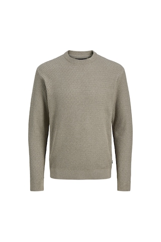 Jack & Jones Jack Jones Erkek Desenli Örgü Kazak 12283381 Krem