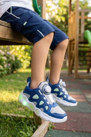 In Step Twinkle Mekanizmalı Işıklı Erkek Çocuk Mavi Spor Ayakkabı