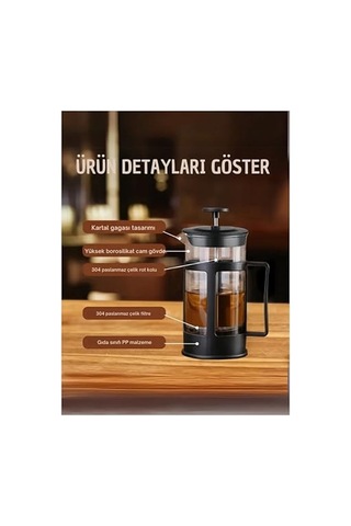 Bitki Çayı Kahve Pressi Plastik 600 Ml Diğer