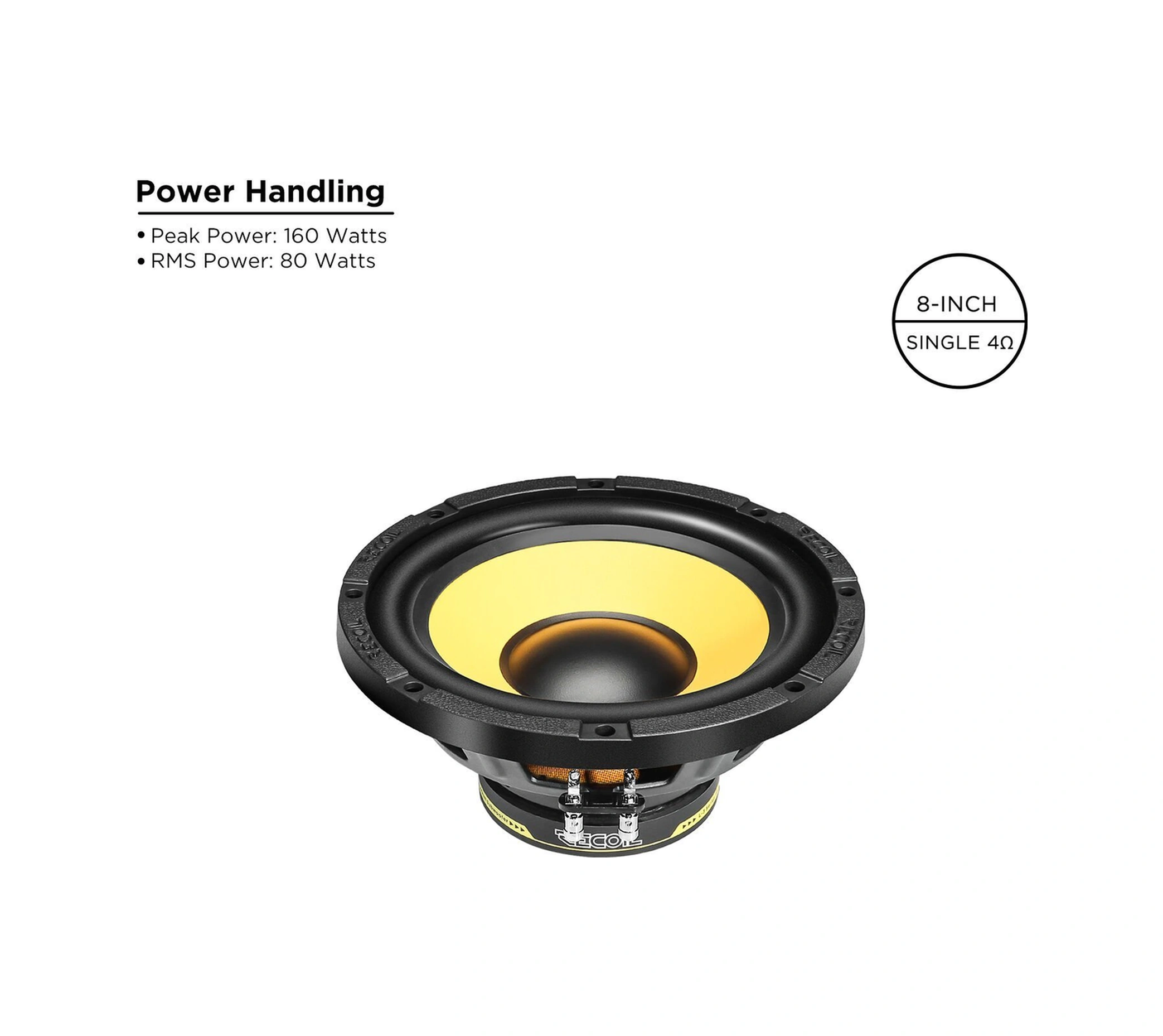 Recoil Lw-8s4 20cm Subwoofer 160 Watt