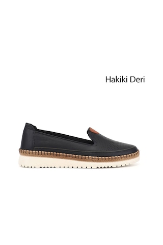 Gönderi(R) Gönderi R Kadın Siyah Hakiki Deri Comfort Ayakkabı Ddza84842846 Siyah