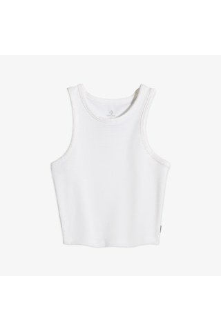 Converse Ribbed Knit Kadın Beyaz T-shirt10027772