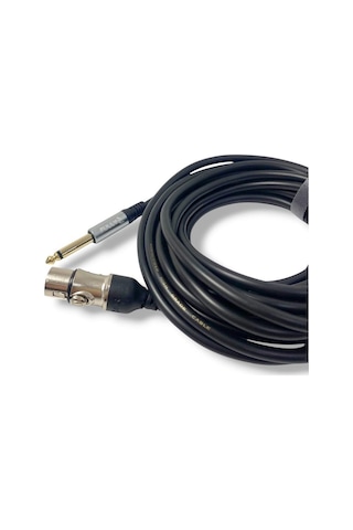 Fully Xlr Dişi-6.3mm Gitar Erkek Jaklı Kablo 5metre