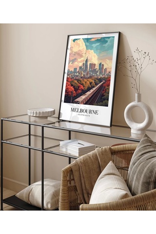 Çerçevesiz Poster Melbourne Tren İstasyonu