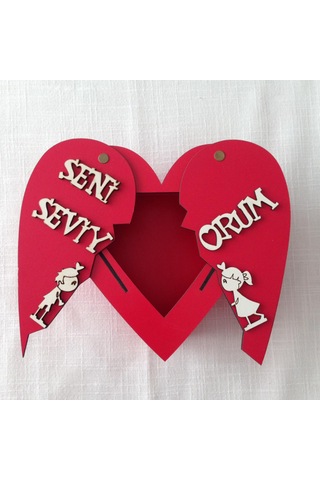 Seni Seviyorum Ahs Ap Hediye Kutusu Kalpli