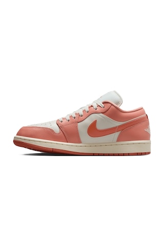 Nike Air Jordan 1 Low Leather Sneaker Unisex Hakiki Deri Günlük Spor Ayakkabı Turuncu Pembe
