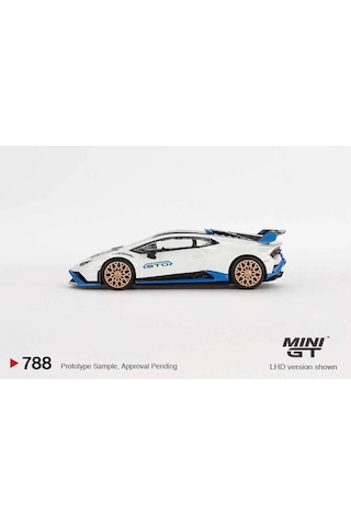 Mini Gt 1/64 Lamborghini Huracán Sto Bianco Asopo Mgt00788 Çok Renkli