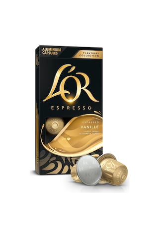 L'or Vanilya Aromalı Nespresso Uyumlu Alüminyum Kapsül Kahve 10'lu