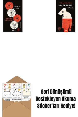 Burma Günleri Ciltli + Nefes Almak İçin Ciltli + Okuma Sticker'ları