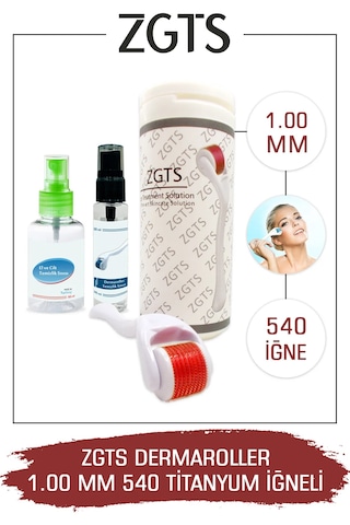 Zgts Dermaroller 1.00 Mm Titanyum 540 Iğneli Derma Roller Zgts Dermaroller 1.00 Mm Titanyum 540 Iğneli Derma Roller