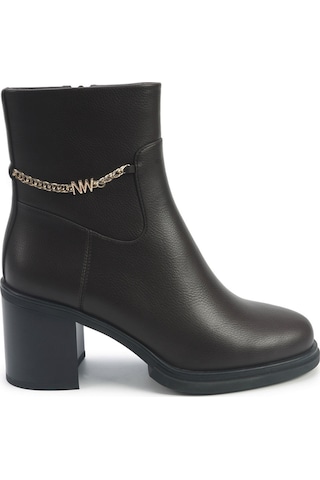 Nine West Natalıe 5pr Kahverengi Kadın Topuklu Bot 000000000102012042 Kahverengi