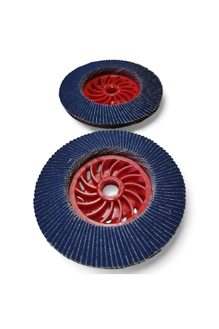 Abm Profesyonel Üstün Kalite 125 Mm Zirkonyum Flap Disk Spiral İçin Kaporta Zımparası 2 Adet