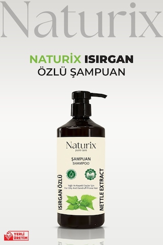 Naturix Isırgan Otu Özlü Tuzsuz Kepeğe Karşı Etkili Şampuan 600 ML
