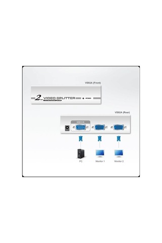 Aten-VS92A 2 Port VGA Video Çoklayıcı