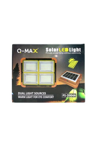 Solar Led Light Çakarlı Solar Projektör - Powerbank Kamp - Dış Mekan Güneş Enerjili 12000mah- 84x4 336led Bx40