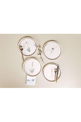 Porland Botanical 21cm 4'lü Pasta Takımı 04alm007234
