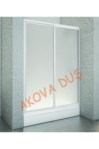 İki Duvar Arası Bir Sabit Bir Kayar Mika Dusakabin Beyaz