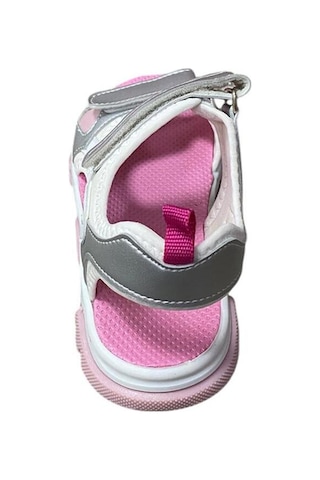 Middo Kids Kız Çocuk Yazlık Sandalet Gri Beyaz Krem Pembe - 704586936 Gri Beyaz Krem Pembe