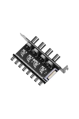 Suntek Sata Arayüzü Için 8 Kanal Pc Kasa Soğutma Fanı Hub Adaptör