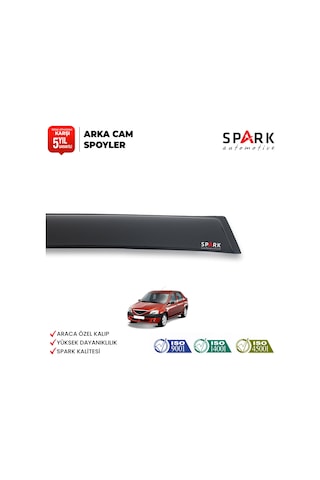 Dacia Logan Mcv 2005-2012 Yıl Aralığı Uyumlu Arka Cam Spoyler