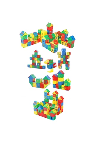 192 Parça Yapı Oyuncak Puzzle Blok 3d Tasarım Yeteneğini Geliştiren Eğlenceli Bilişsel Yapı Taşları