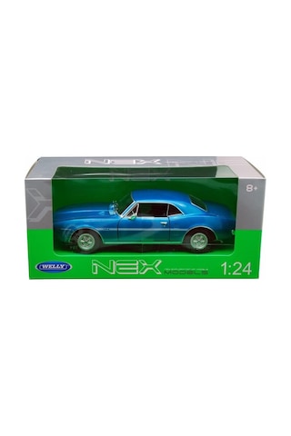 Welly 1 24 1967 Pontiac Firebird Mavi Model Metal Araba