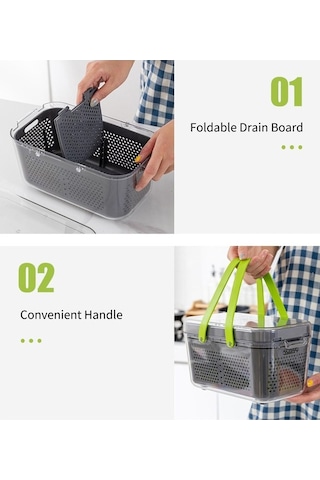 Maoyaya Sebze Manuel Konteynerli Kesici Gıda Fonksiyonlu Doğrayıcı, Doğrayıcı Doğrayıcı Çok Arada 22'si 1 Jf Gri