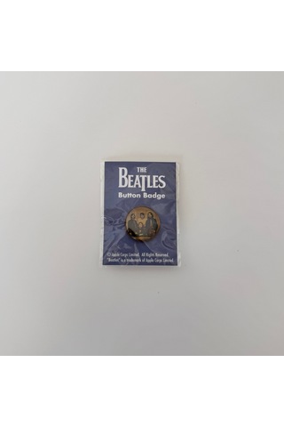 The Beatles Rozet Pinback Button Siyah 25560163