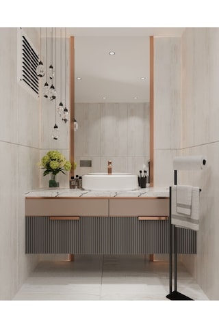 Aju Havluluk Kağıt Havlu Askısı Metal Kurulum Gerektirmez Devrilmez Banyo Düzenleyici Askılık Siyah