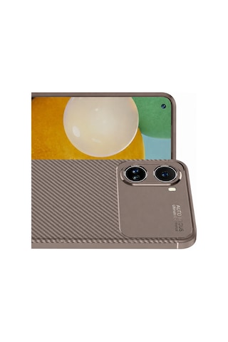 Newface - 168 - Xiaomi Poco X7 Pro Kılıf Auto Focus Karbon Kapak - Kmrsfres - - Gri