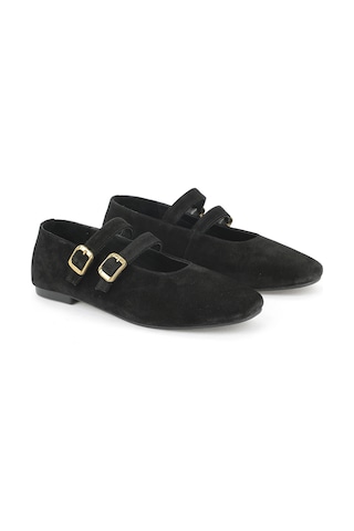 Ziya, Kadın Hakiki Deri Babet 153111z4083 Siyah 153111z4083 000 Siyah