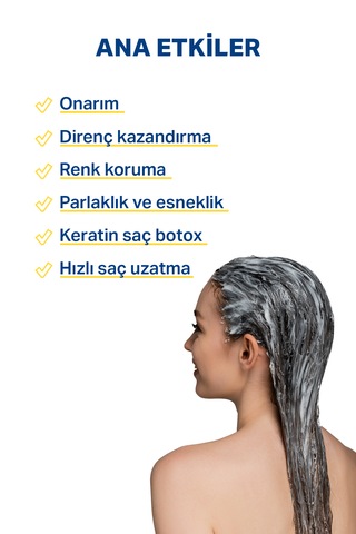 id-T Hızlı Saç Uzamaya Yardımcı Onarıcı Keratin Etkili Yoğun Bakım Saç Maskesi ﻿﻿350 ML