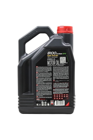 Motul 8100 X-Clean Efe C2/C3 5W-30 Tam Sentetik Motor Yağı 4 x 4 L