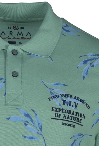 AR-MA Arma Erkek Polo Yaka Tişört Y21374274601 Yeşil