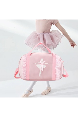 Homyl Bale Dans Çantası Tatlı Tutu Elbise Seyahat Için Çocuk Pembe