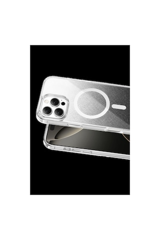 Onegif Apple İphone 16 Pro Max Sora Simli Magsafe Kapak - Siyah