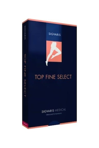 Sigvaris Top Fine Select Burnu Açık Diz Altı/Diz Altı Varis Çorabı (443320775) Siyah Standart L Açık Kısa