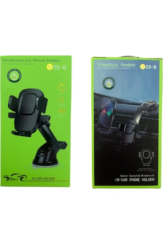 Ultratekno Y05-G Araç İçi Telefon Tutucu Vantuzlu 4.5-7"