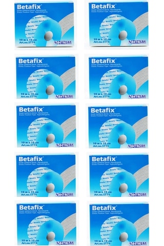 Betasan Betafix Hipoallerjenik Esnek Flaster Bandı 10 x 10 CM 10 Paket