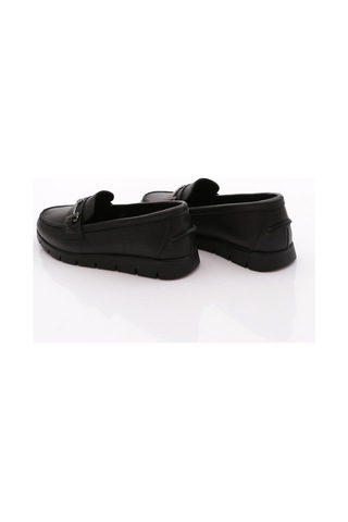 Dgn 5604-6 Kadin Loafer Ayakkabi Siyah Floater