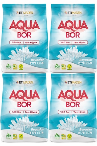 Boron Aquabor Matik Toz Çamaşır Deterjanı 24kg 160 Yıkama Renkli