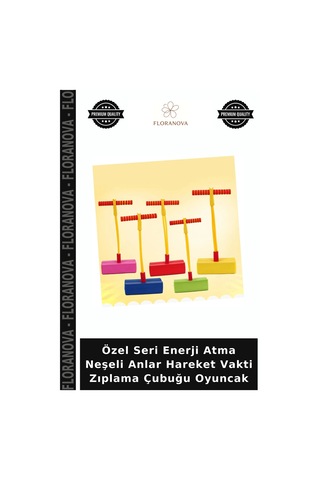 Özel Seri Enerji Atma Neşeli Anlar Hareket Vakti Zıplama Çubuğu Oyuncak