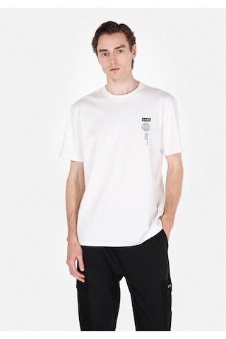 Colin's Colins Comfort Fit Yuvarlak Yaka Düz Erkek Beyaz Kısa Kol Tişört Cl1074215 Q1.v1 Ofw Beyaz