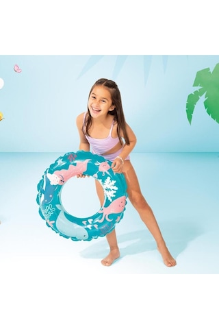 İntex 59242 Deniz Canlıları Desenli Can Simidi 61 Cm. 6-10 Yaş