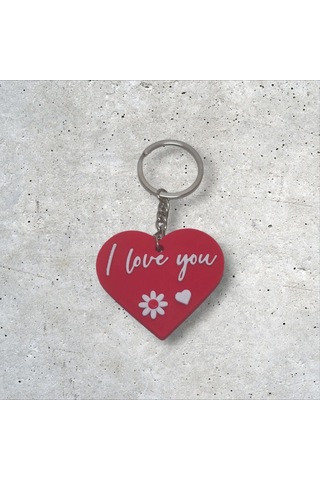 Kalp I Love You Anahtarlık