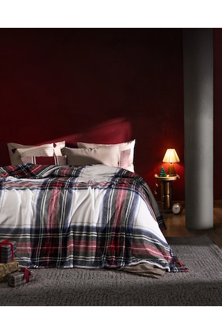 Clorel Çift Kişilik Welsoft Baskılı Battaniye - Lacivert 8684427292044 Çok Renkli