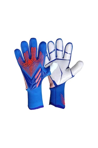 Yetişkin Kaleciler ve Çocuk Oyunları İçin Profesyonel Kaleci Futbol Eldivenleri - Mavi