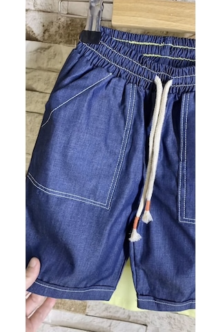 Aysbebe Sailor Çapa Motifli Erkek Çocuk Takım Sarı