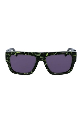 Calvin Klein Jeans Ckj 23654s 079 56 Erkek Dikdörtgen Yeşil Siyah Kemik Güneş Gözlüğü